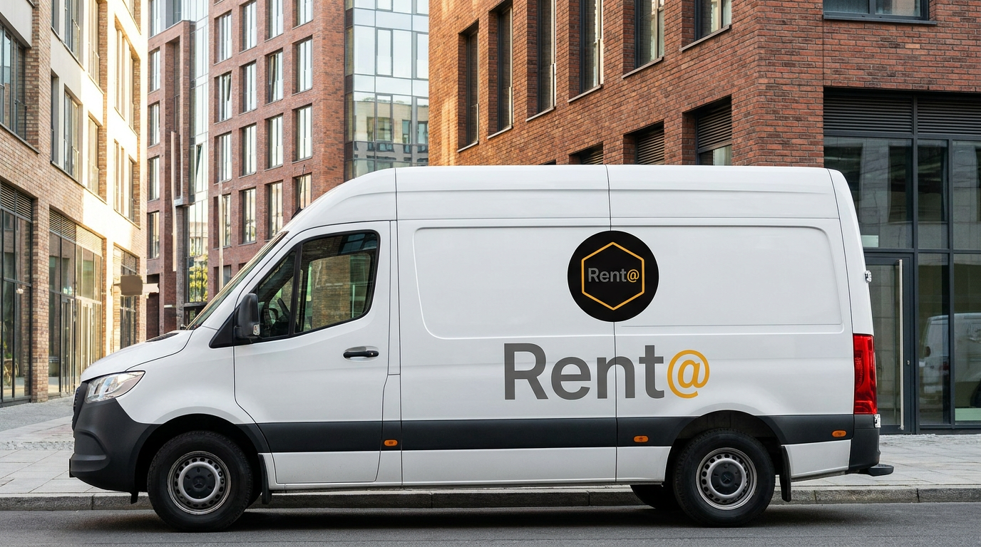 Van de entrega Rent@ Market